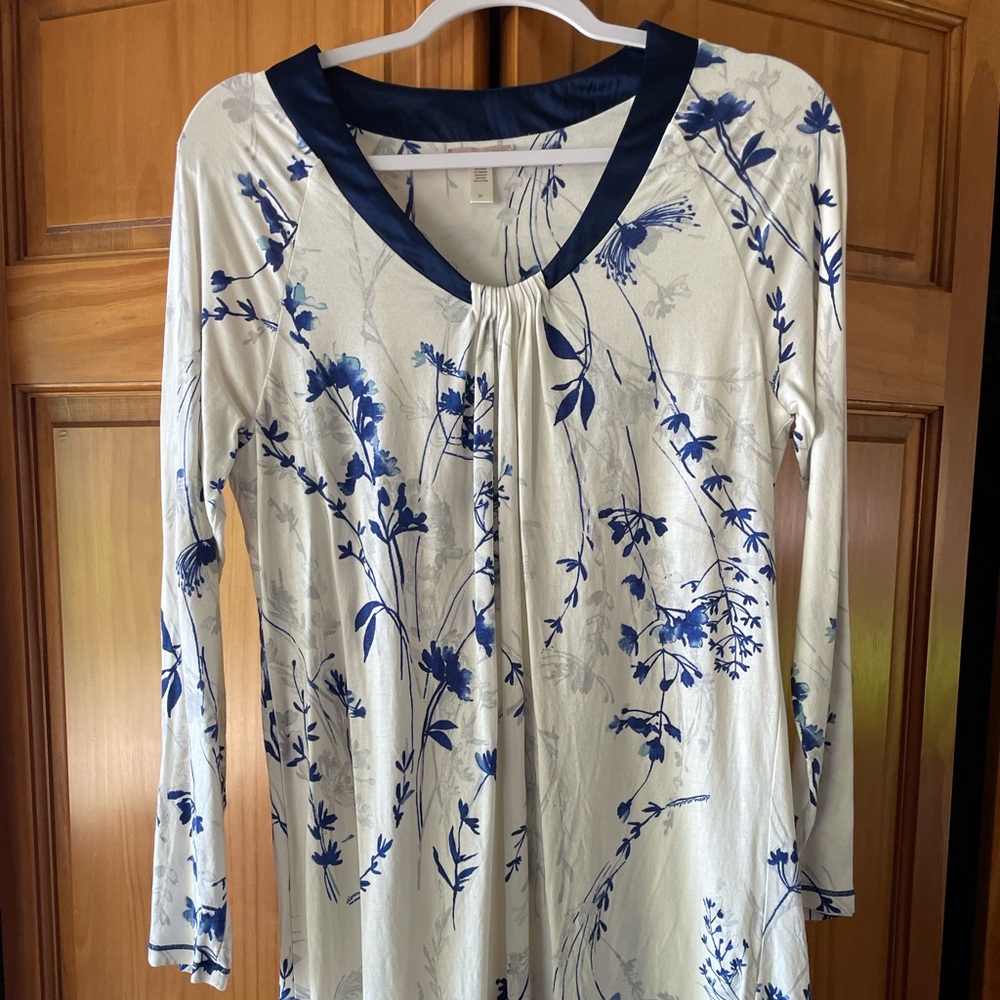 Built In Bralette Donna Nadeau Sleep Gown NWOT M